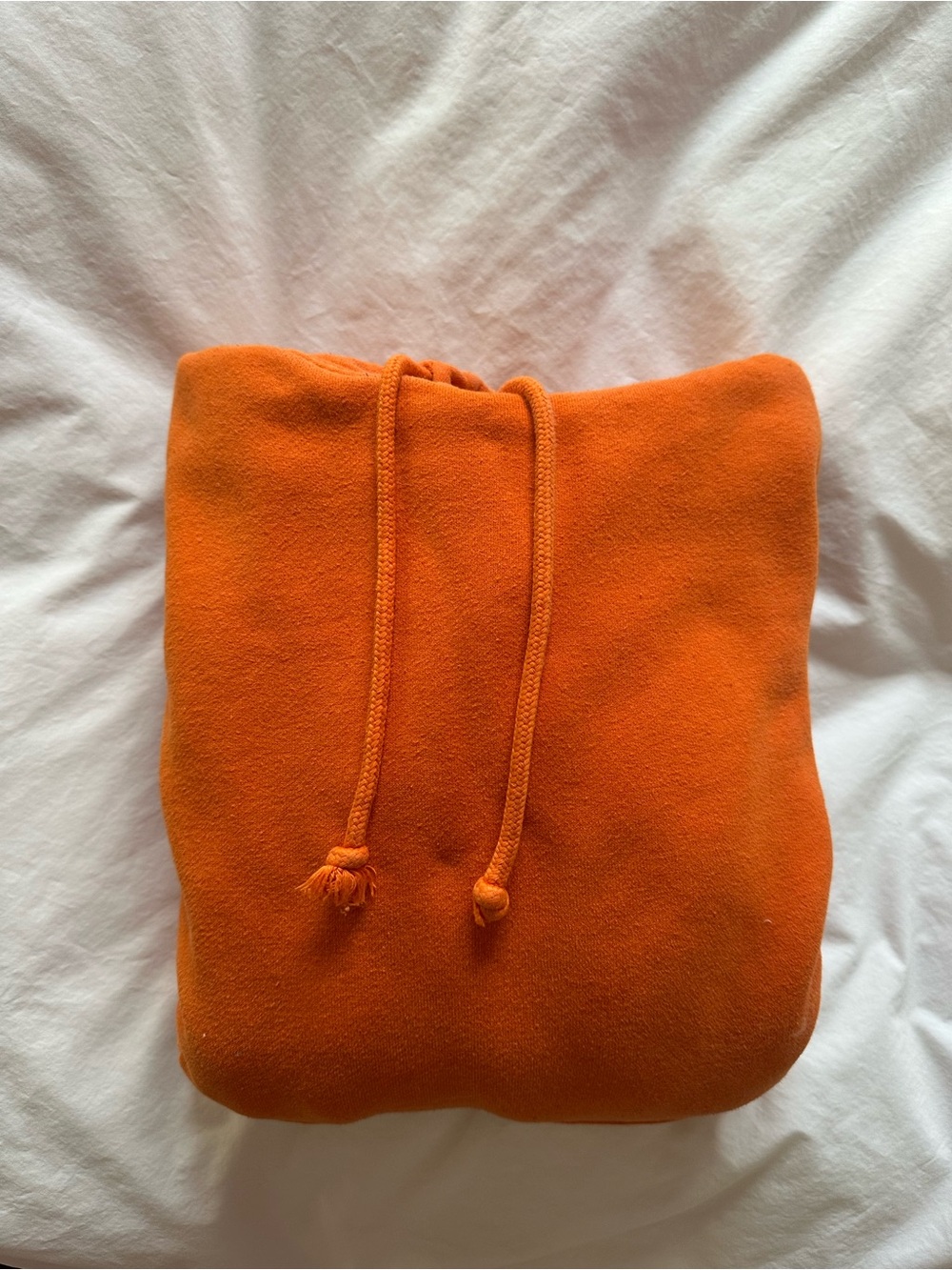 TNA COZY AF FLEECE ORANGE HOODIE